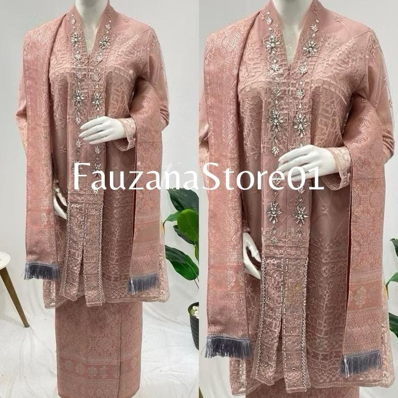 CR - Bisa Set Kebaya Songket Selendang V Kartini By FauzanaStore01 / Kebaya Jumbo Ld 130 / Kebaya Ib