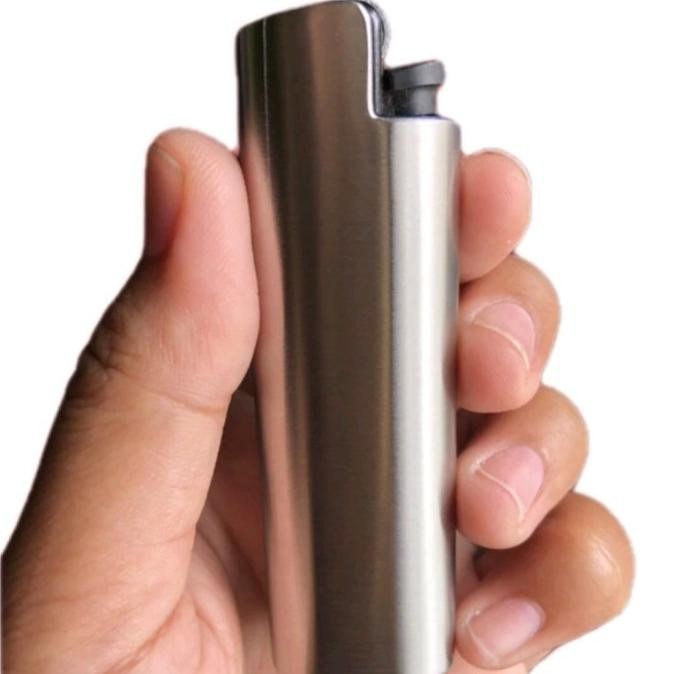 Cover Korek Api Cricket biasa atau cricket mini  Cricket eletric Pelindung korek cricket Stainless 1