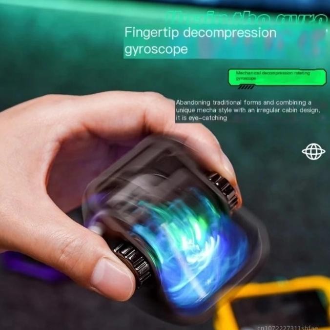 korek api SPINNER GAS GEN 7 FLABOX Senter spinning gyro jet lighter transparant