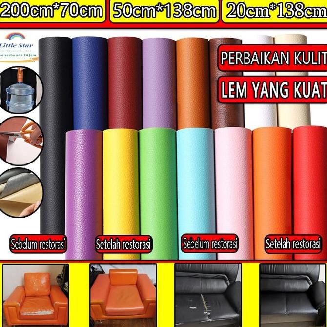 Little Star200Cm*70Cm Cod Lem Impor Yang Kuat Sticker Kulit Sofa Leather Repair Sticker Cover Perbai