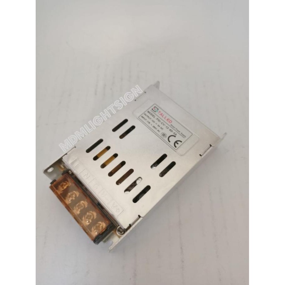 Diskon Adaptor / Power Supply Indoor Talled 12V 5A 60W
