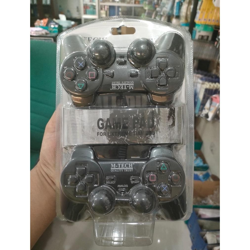 PG Gamepad DOBLE Getar Black - Stick PC Laptop - Joystick PC Laptop Usb