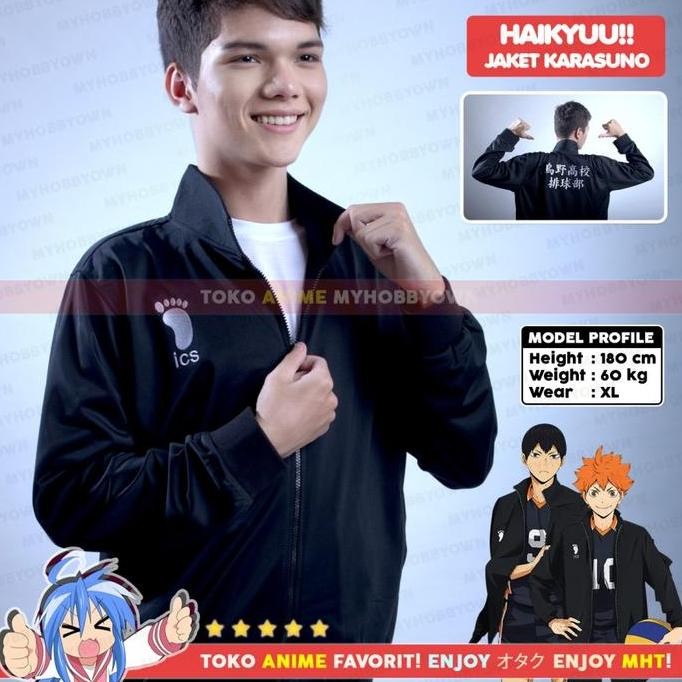 Jaket Karasuno - Haikyuu - Jaket Anime