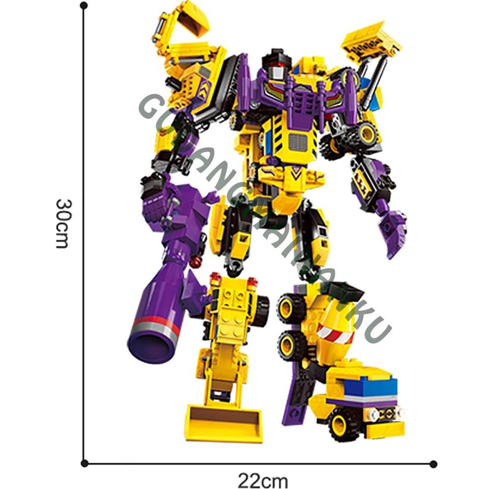 Bricks Mainan Blocks Qman 1401 Creative Master Robot Konstruksi (7 macam)
