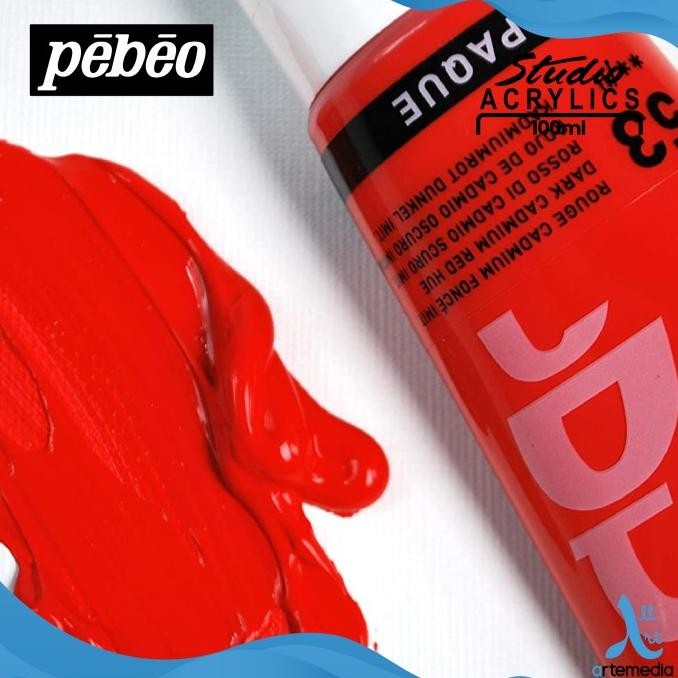 

redi ya kk Cat Akrilik Pebeo Studio Fine Acrylic 100ml Paint Color - 01/02