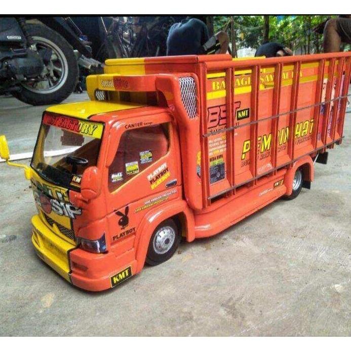 MINIATUR TRUK OLENG MURAH UK 30CM ,TRUK OLENG DARI KAYU TRIPLEK PILIHAN,RODA DEPAN BISA BELAK BELOK 