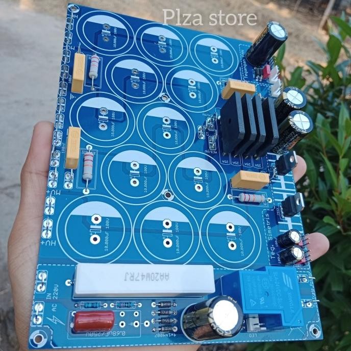 Miliki Pcb Psu Class H 12 Elko Lengkap Softstart/Simetris/Fan Double Layer Ll
