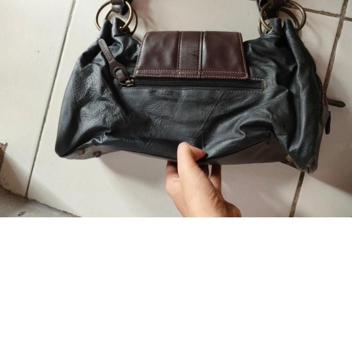 tas coklat kulit handbag wanita