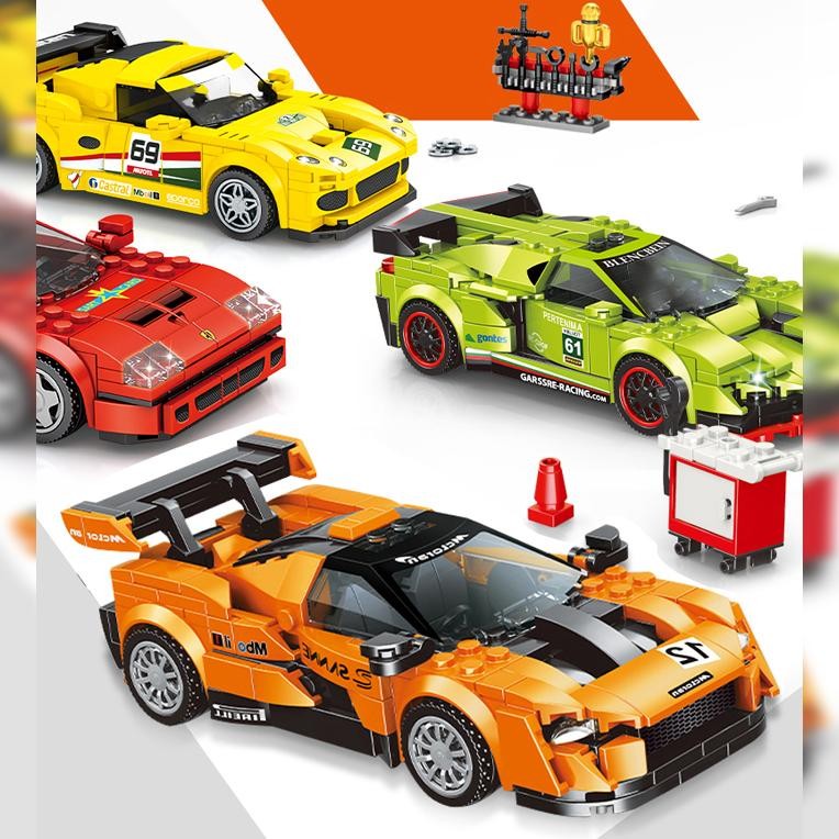 Brick Sembo Block Famous Car | Mainan Sembo Mobil