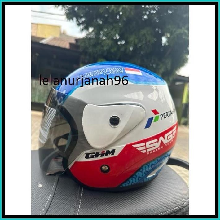 HELM MANDALIKA GHM KACA SMOKE SNI