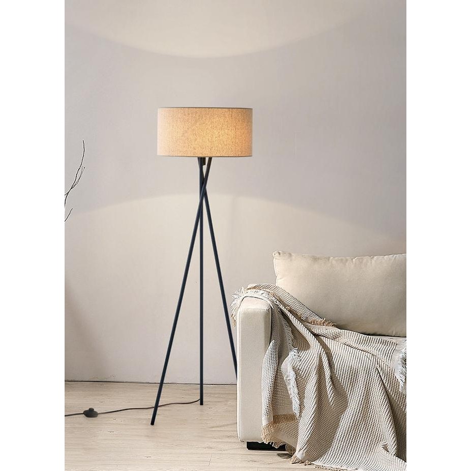 Murah Mid-Century Tripod Floor Lamp Modern Floor Lamp Lampu Lantai
