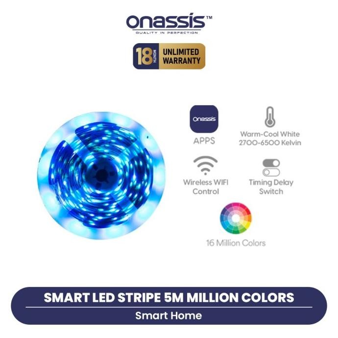 Grosir Onassis Smart Led Stripe Onassis 5M Million Colors