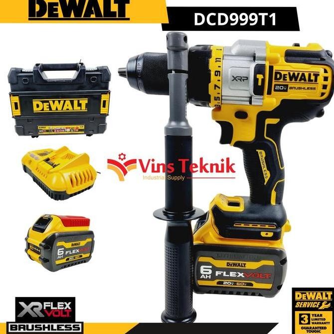 Grosir Mesin Bor Baterai Cordless Impact Drill Dcd999 Dewalt Dcd999T1