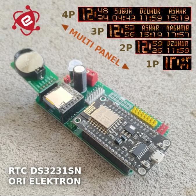 Grosir Jws Kit Controller Led P10 Hub12 Mp3 Murottal Jadwal Sholat Digital