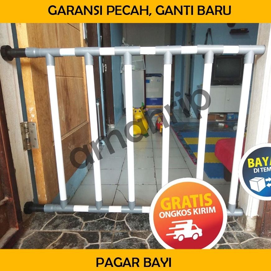 BAYAR DI TEMPAT Baby Gate / Baby Safety Gate Pagar Pengaman Bayi paralon / Pagar pengaman bayi / pag