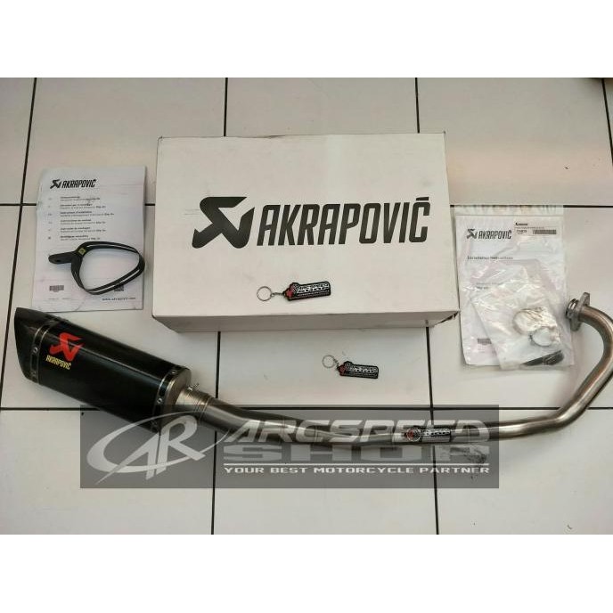 Knalpot Akrapovic R15 V3 XSR 155 Fullsystem Slovenia (Header custome)