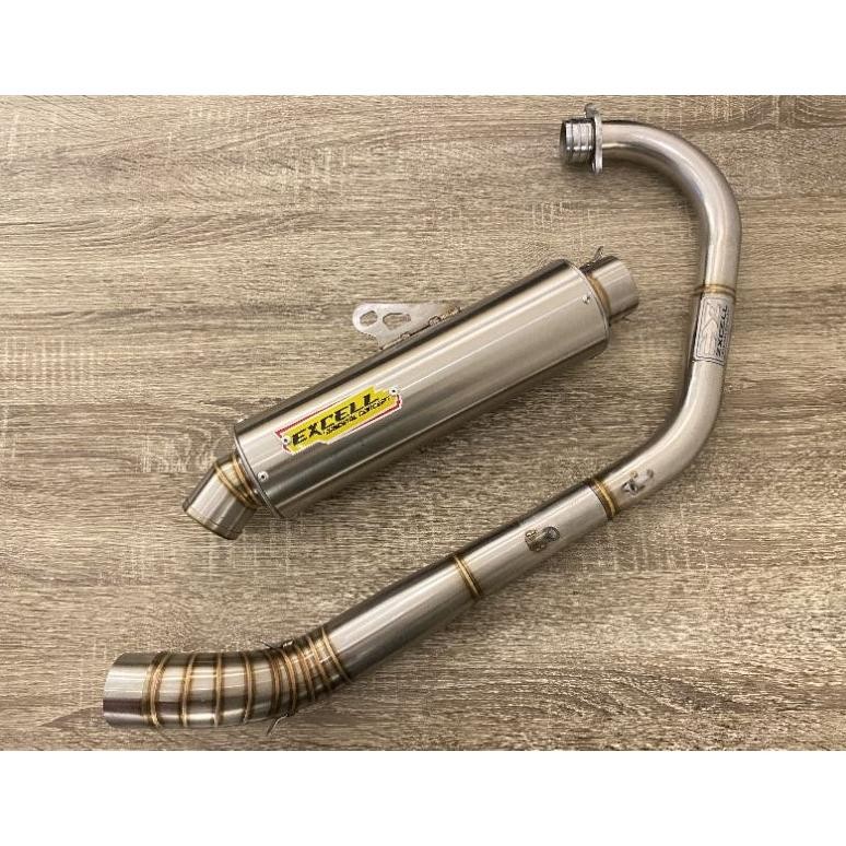 KNALPOT RACING EXCELL ORIGINAL BULAT 30 CM LEHER J