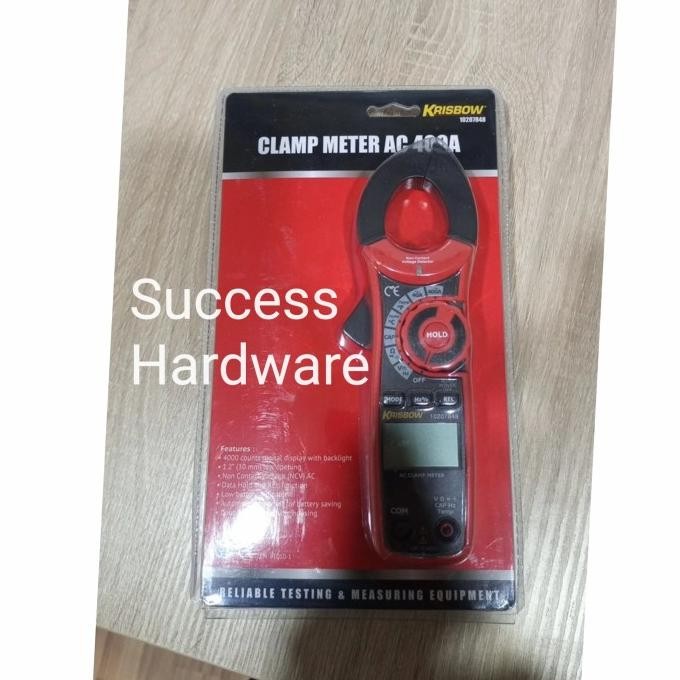 Krisbow Clamp Meter 400 Amp Co