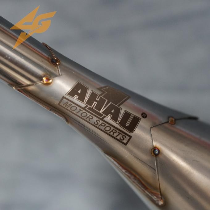 Knalpot AHAU Ninja R standar L 39 stainless