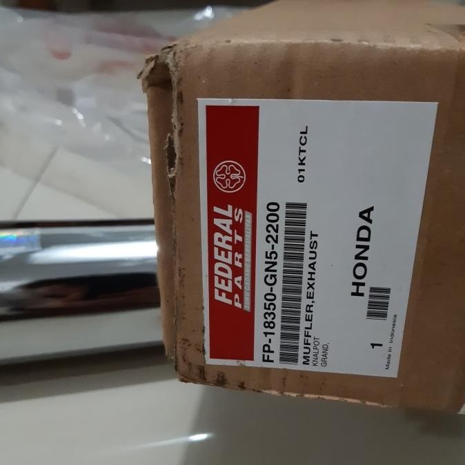 Muffler Knalpot Astrea Grand FP-18350-GN5-2200 Asli Original Federal