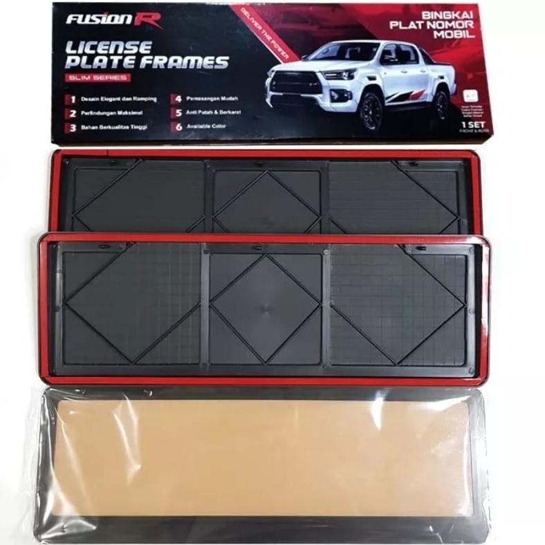 DUDUKAN PLAT MOBIL AKRILIK