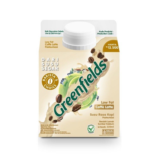 

GREENFIELDS LF CAFE LATTE MILK 320 ML