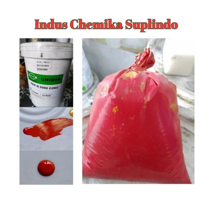 Pigment Pasta Uniqua Merah - Asli