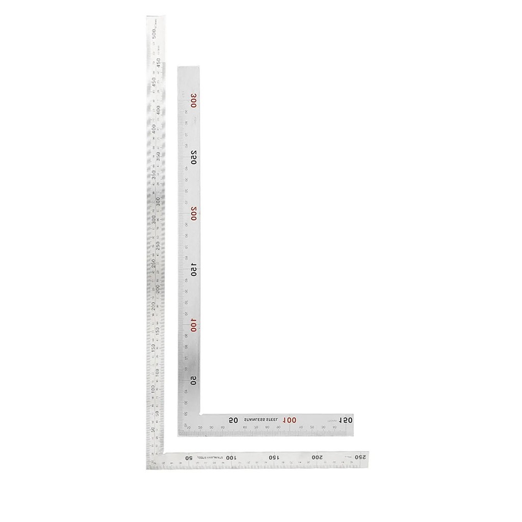 

Stainless Steel 90 Degree Right Angle Ruler Measurement Square Tool Protractor Square Angle Ruler