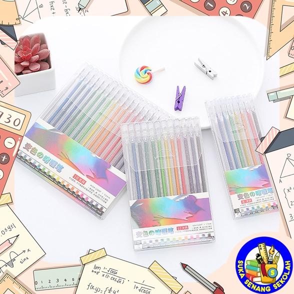 

NEW PULPEN GEL GLITTER ANEKA WARNA S0234 GOOD PRODUK SIAP KIRIM