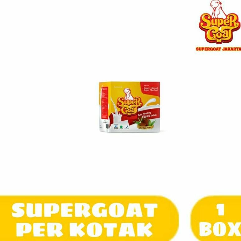 

Spesial/ [ Supergoat Per Kotak ] Super Goat Susu Kambing Etawa Dengan Gula Aren {Terbaru/Terlaris/Tergcor/Kekinian}
