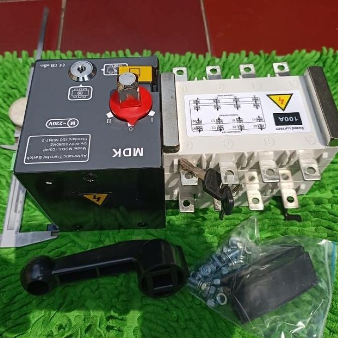 Diskon Ats 100A Suq3 4P Otomatis Genset Ke Pln 3 Phase Ori Mdk