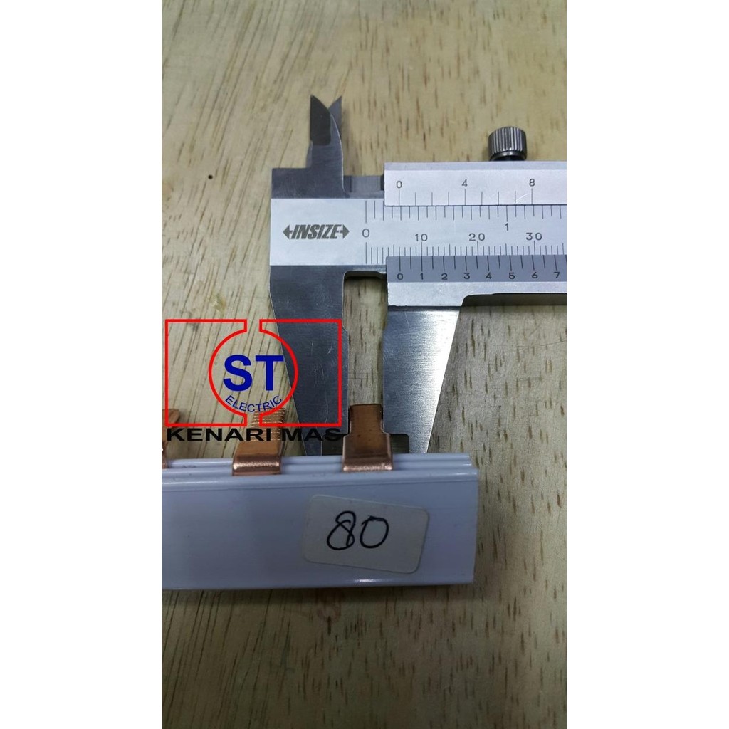Diskon Rel Sisir / Mcb Busbar / Busbar Sisir / Jumperan Mcb 3 Pole 80 Shemsco
