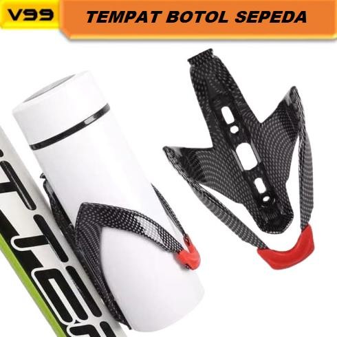 TEMPAT BOTOL MINUM SEPEDA HOLDER BOTOL MINUM SEPEDA PIT CARBON