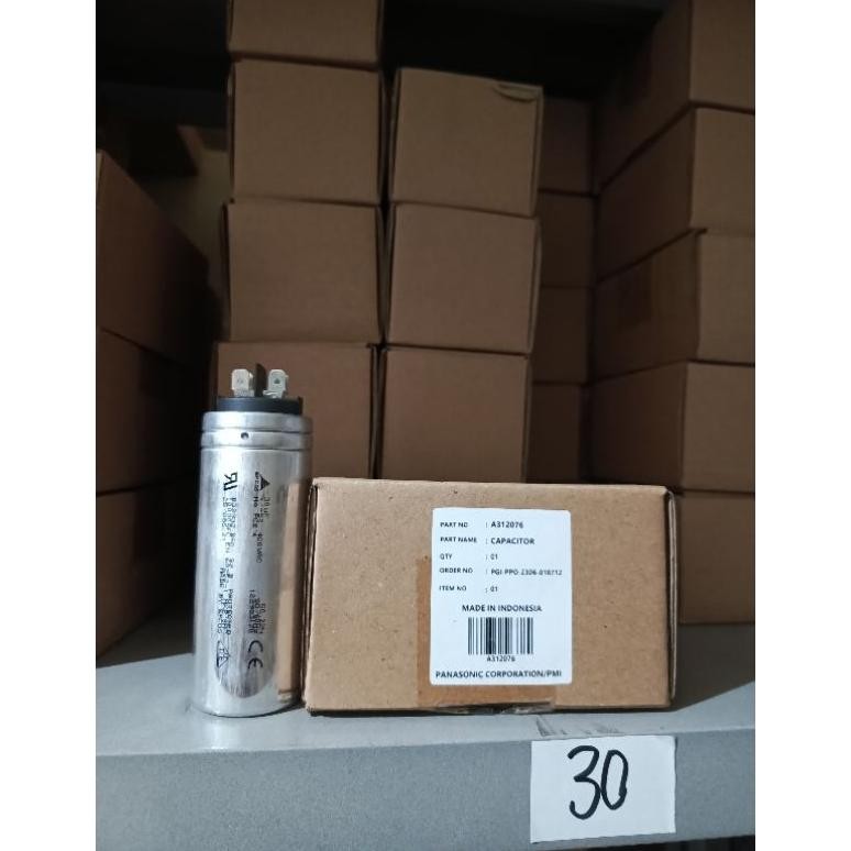 kapasitor ac panasonic 1 pk 30uf capasitor ac panasonic 1pk kapasitot ac panasonic 1pk original