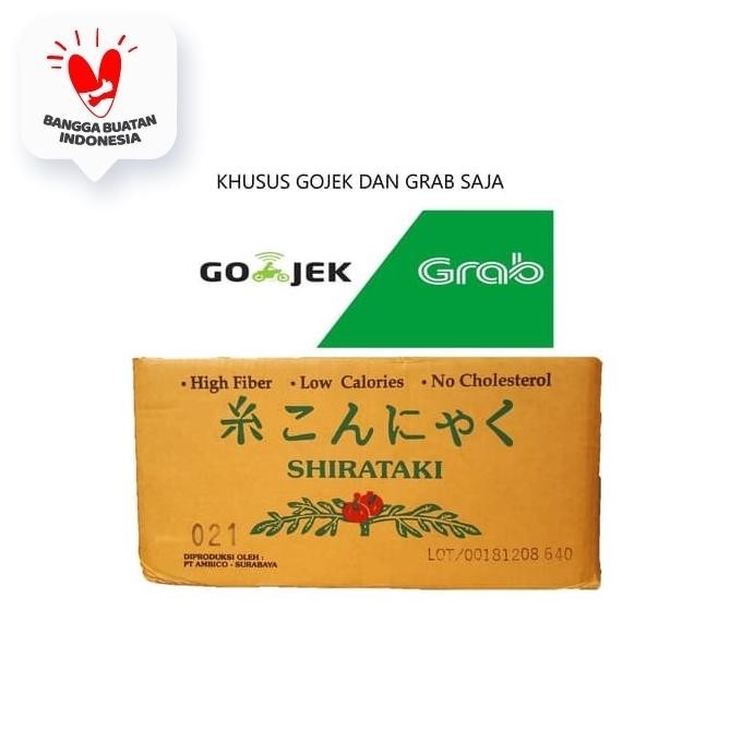 

Khusus Grab/Gojek Mie Shirataki - Wet Shirataki Noodle 1 Dus 25Pcs