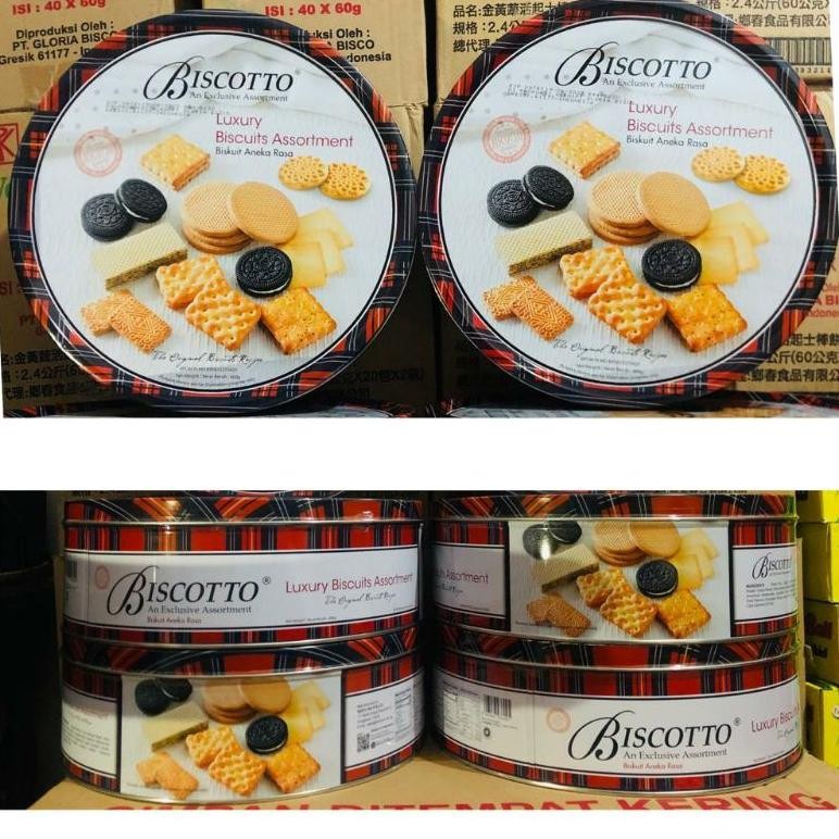 

2er-54 Sale! Biscotto Luxury Assorted - Kue Kaleng Murah - Biskuit Aneka Rasa Biskitop Termurah Sale
