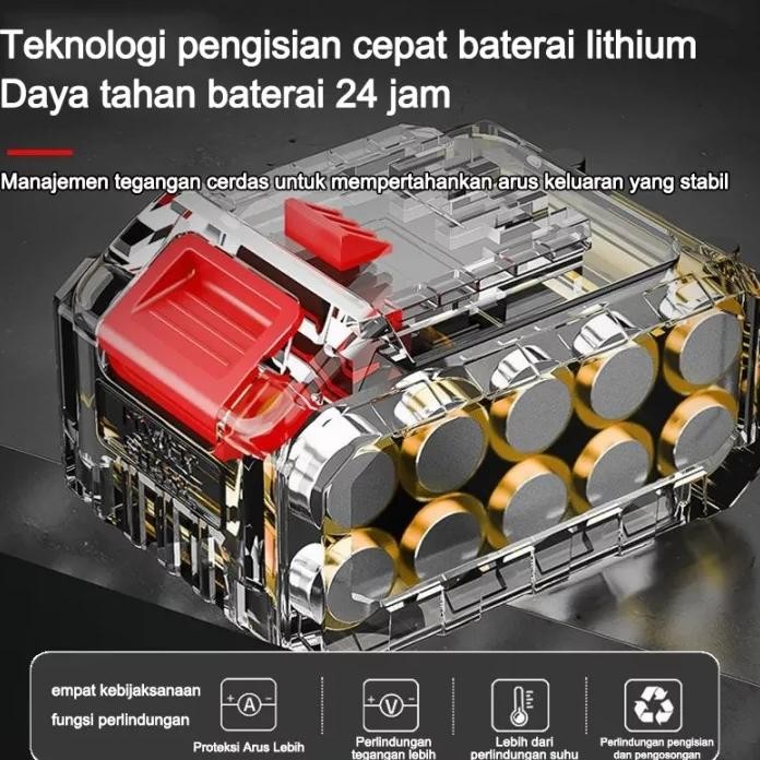 kualitas jerman BAIPUXI Mesin Pemotong Rumput Dengan Daya 48V Gratis 10 baterai daya tinggi 300w ber