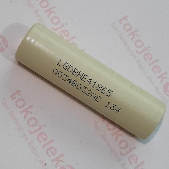 Terlaris Lg He4 Lgdbhe41865 2500Mah 20A, Baterai Li-Ion 18650 Original Flat