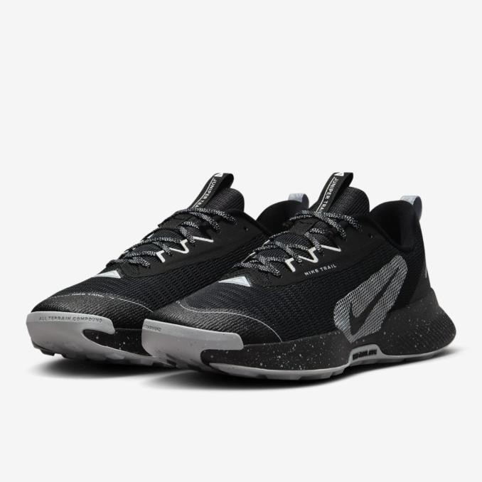 Sale Sepatu Trail Running Pria Nike Juniper Trail 3 Black Wolf Grey Photon