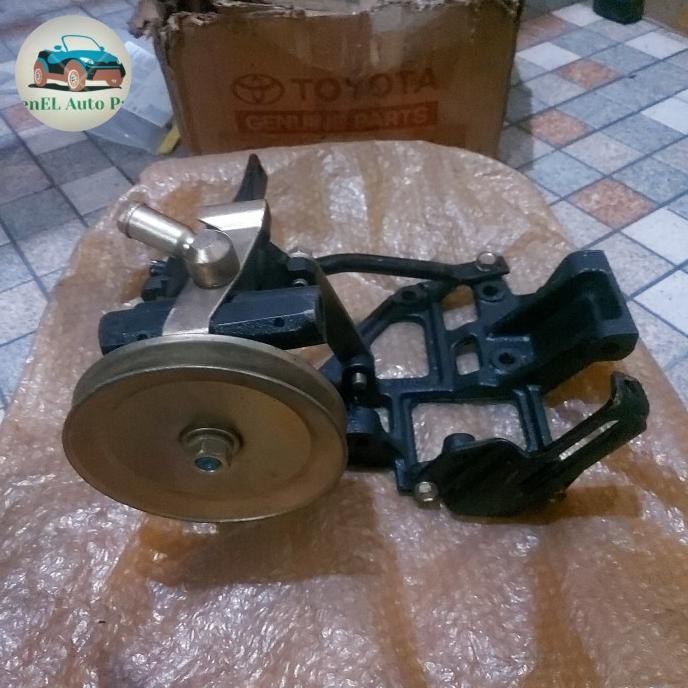 Pompa power stering stir Toyota Kijang Super Grand + Bracket/Dudukan ORIGINAL ..