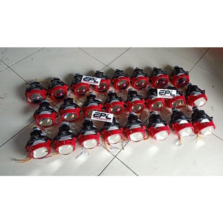 PROJIE PROJI PROJECTOR BILED SNIPER VAHID E11 SURPASS LASER 3 INCH BLUELENS 53W KEMBARAN E10