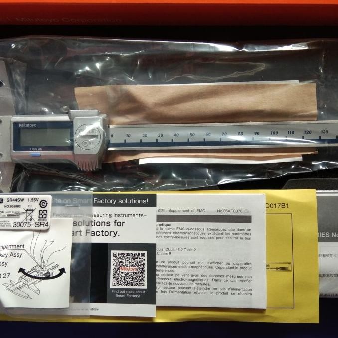 Caliper depth gage digital 0-150 mm original Japan Mitutoyo new murah