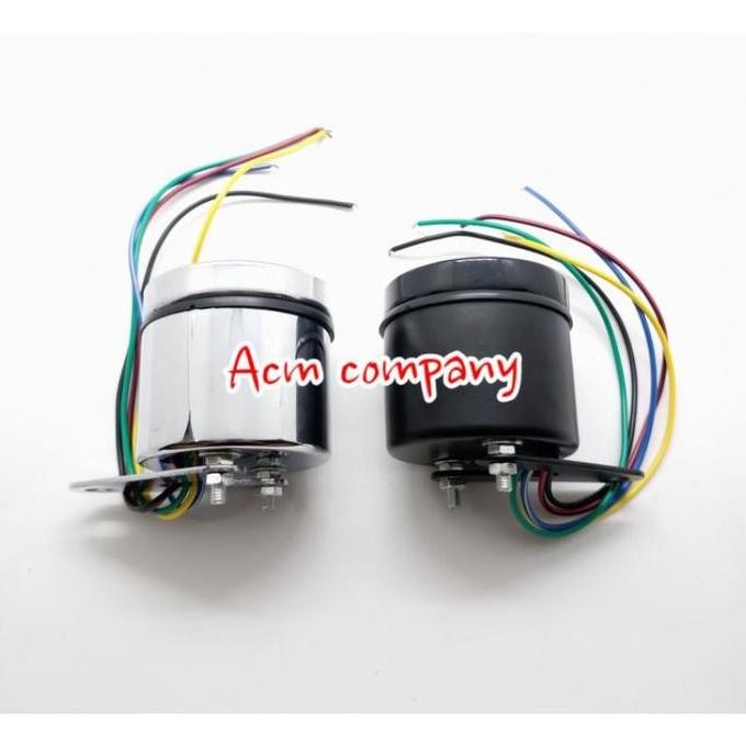 Speedometer Amper Bensin Jarum / Fuel Meter Bensin jarum bulat universal 12volt motor mobil murah