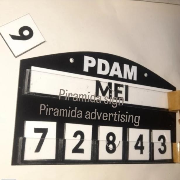 

Terlaris Papan Angka Pdam Pln 20X10 Dengan Angka