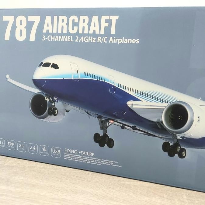 Pesawat Rc Qf008 Boeing 787 Rtf 3 Channel Servo & Gyro Kelas Hobi Co