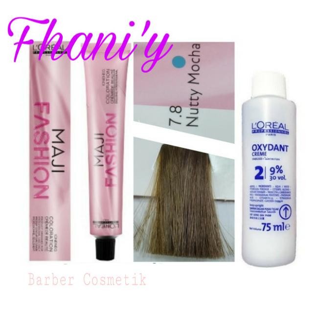 cat rambut Loreal maji fashion majifashion 7.8 pewarna rambut