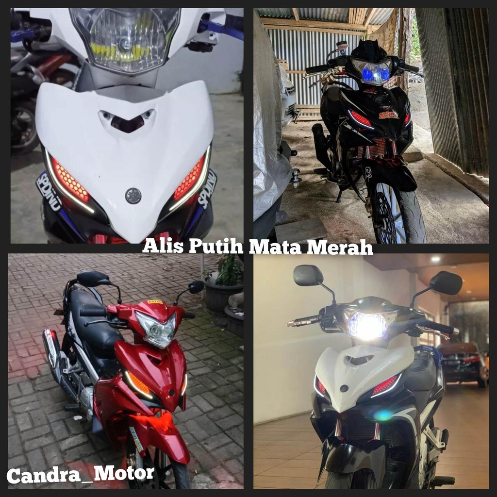 LAMPU MATA GABAN JUPITER MX NEW 135 + SEN RUNNING (GRATIS FLAHSER)