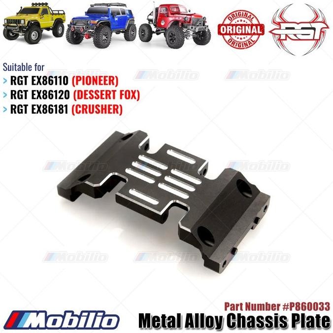 Rgt Part #P860033 Metal Alloy Chassis Plate Rc Ex86110 Ex86120 Ex86181 Crawler Adventure Co