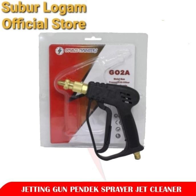 Gun Jet Cleaner Double Thunder Pendek Drat M14 untuk Jet Cleaner High