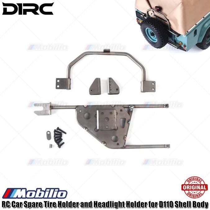 D1Rc Rc Car Spare Tire Holder And Headlight Holder For D110 Shell Body Co